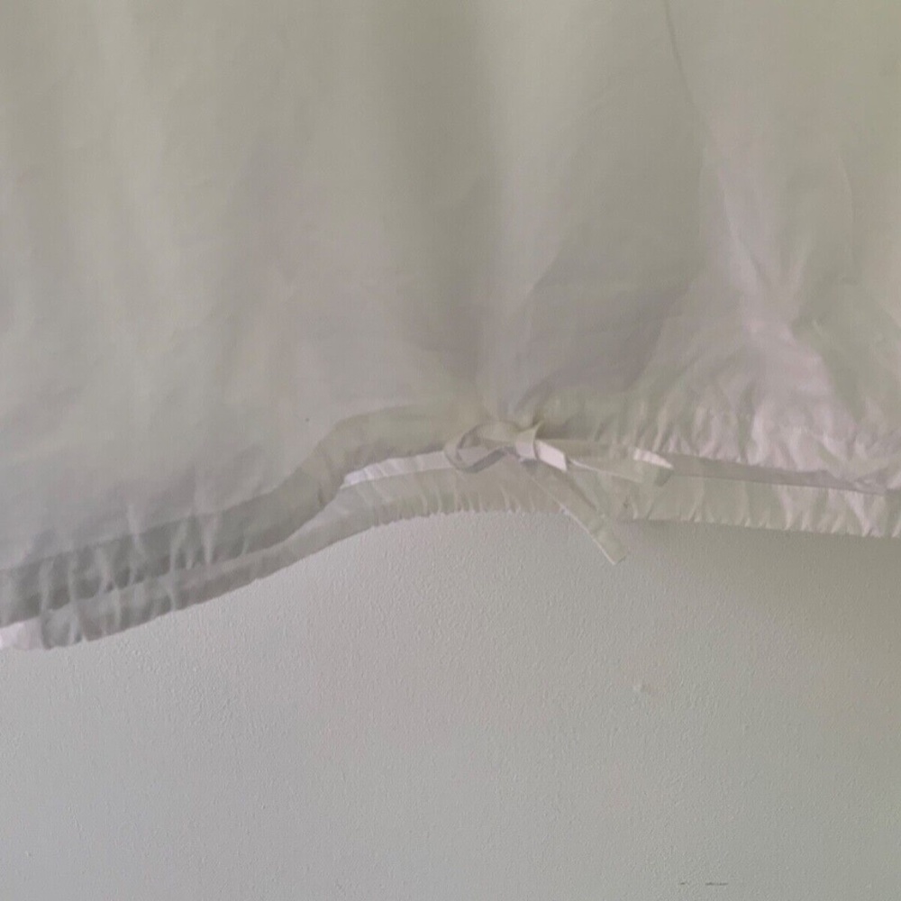 Chimala Long Sleeve White Cotton Top (L) - Picture 6 of 9